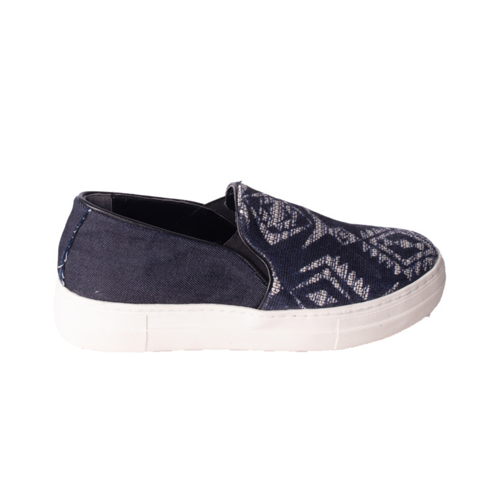 NETWORK DARK BLUE SLIP-ONS | WOMENS SIZE 37